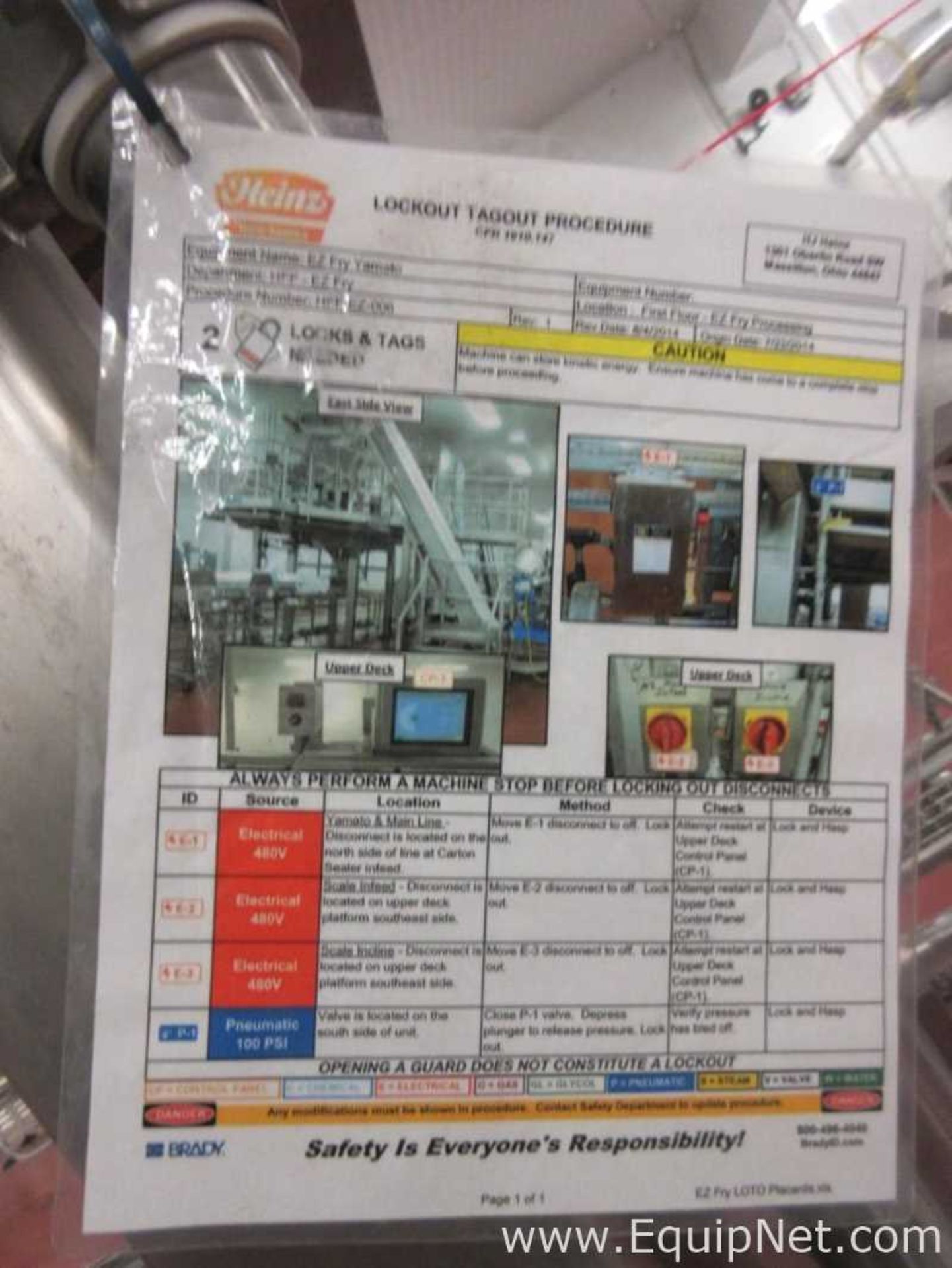 EQUIPNET LISTING #775990; REMOVAL COST: $2,057.00;; DESCRIPTION: Incline Z Style Food Grade Conveyor - Image 9 of 9