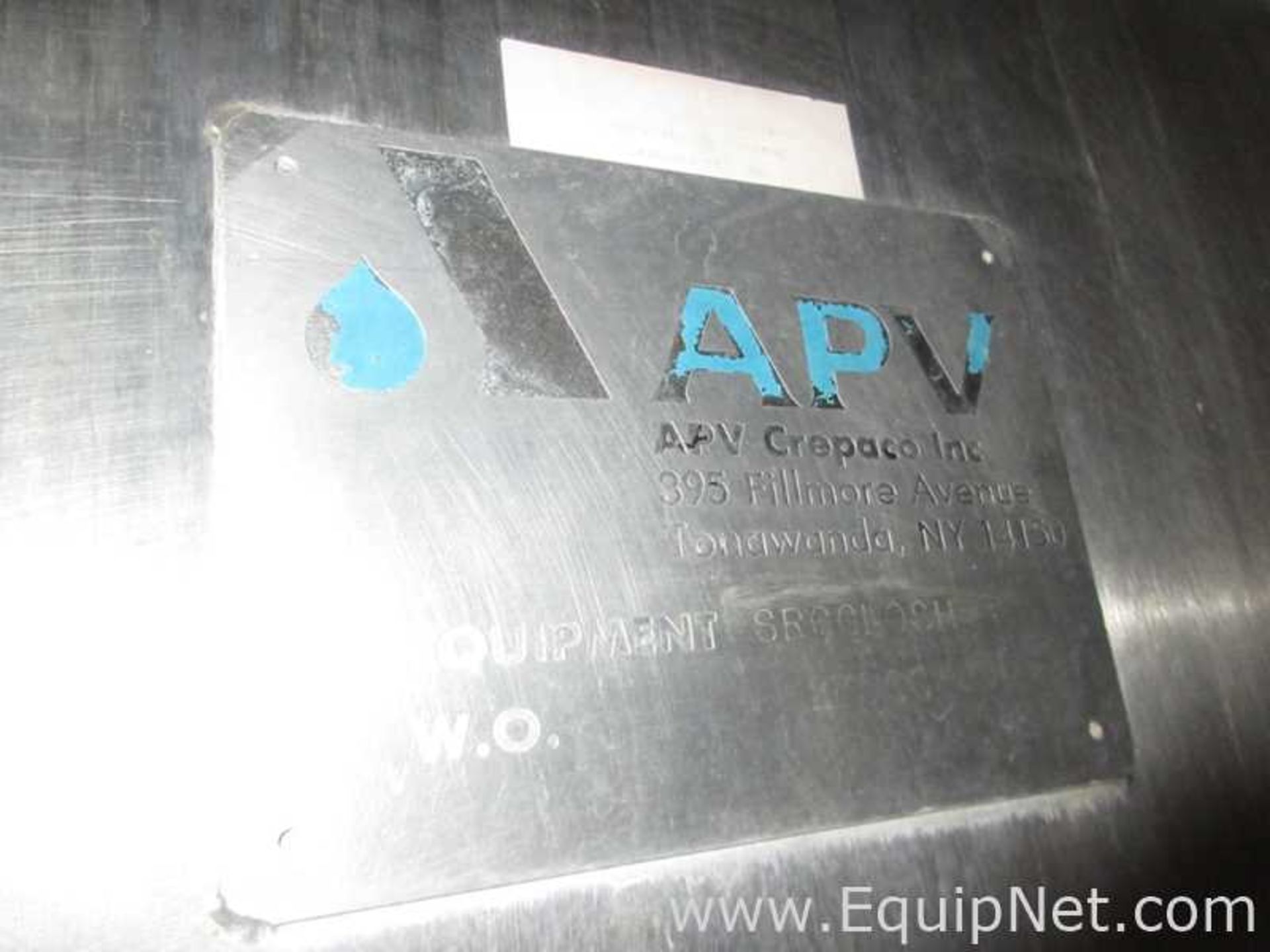 EQUIPNET LISTING #775978; REMOVAL COST: $13,981.00; MODEL: SR6GL; DESCRIPTION: APV Crepaco Stainless - Image 5 of 10