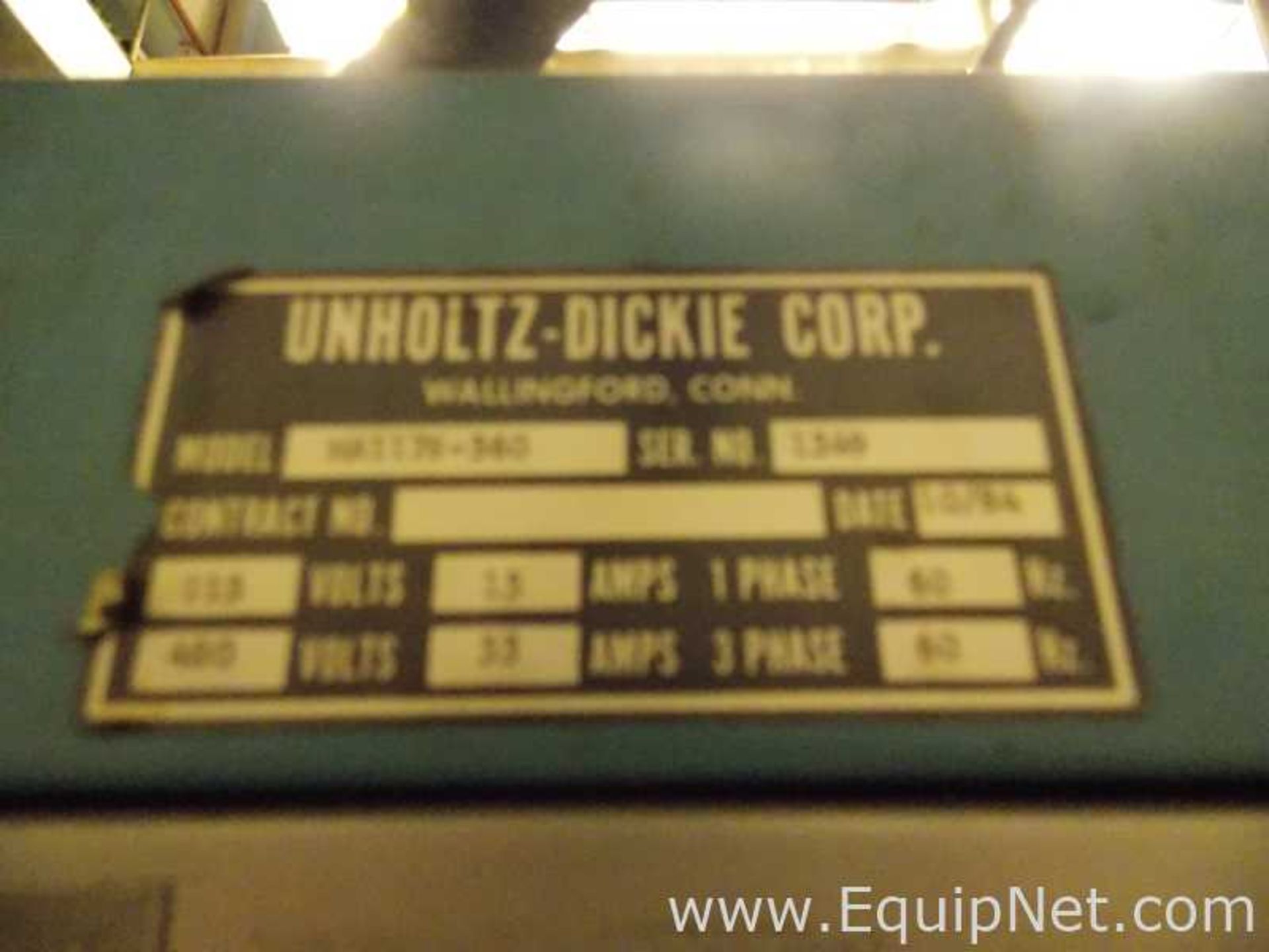 EQUIPNET LISTING #775378; REMOVAL COST: TBD; MODEL: 560; DESCRIPTION: Unholtz-Dickie 560 Electric - Image 10 of 10