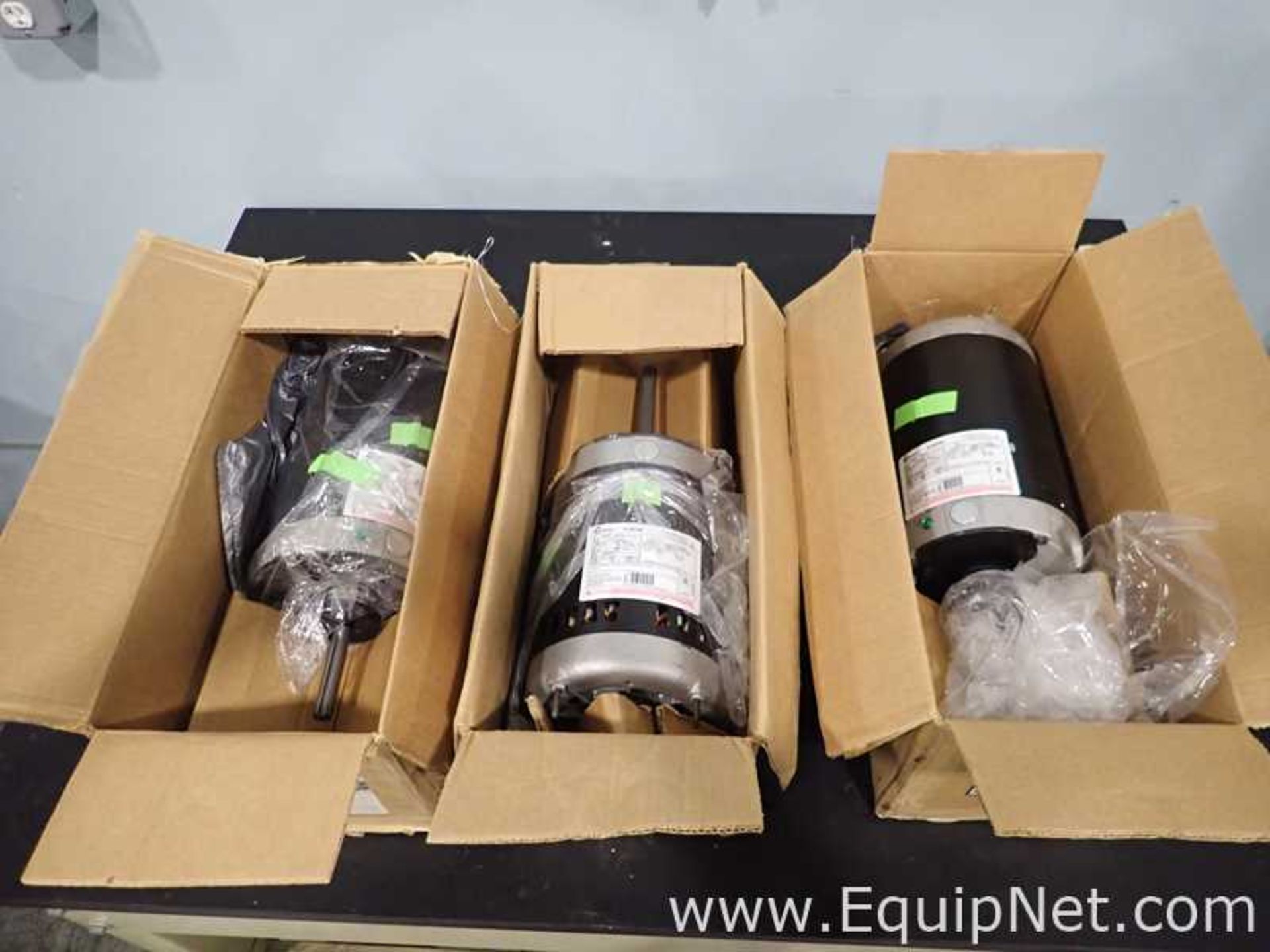 EQUIPNET LISTING #793359; REMOVAL COST: $25; DESCRIPTION: Unused Lot of 3 Century Electric Motor