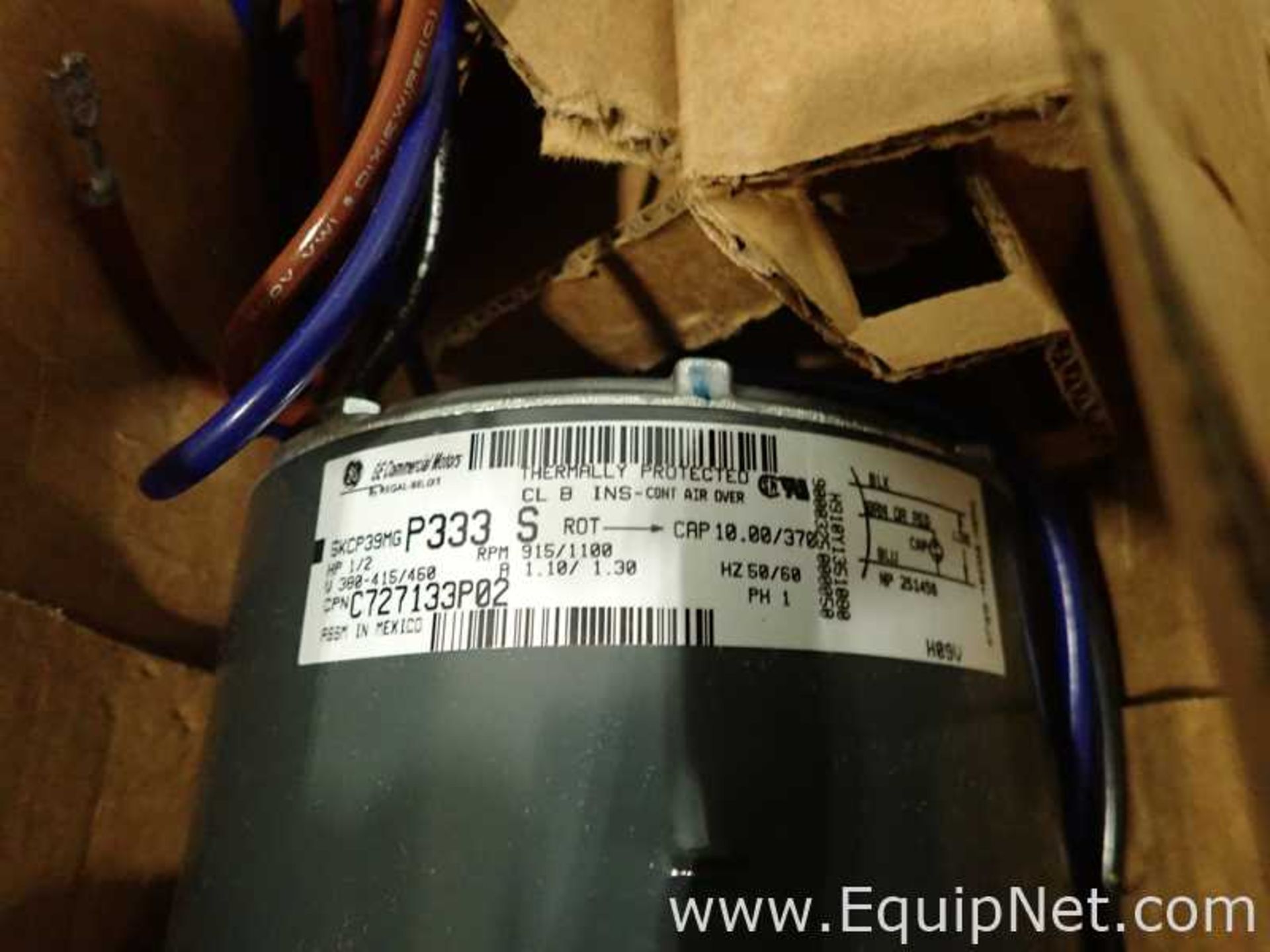 EQUIPNET LISTING #793373; REMOVAL COST: $25; DESCRIPTION: Lot of 9 Various Fan Motors Lot - Image 14 of 18