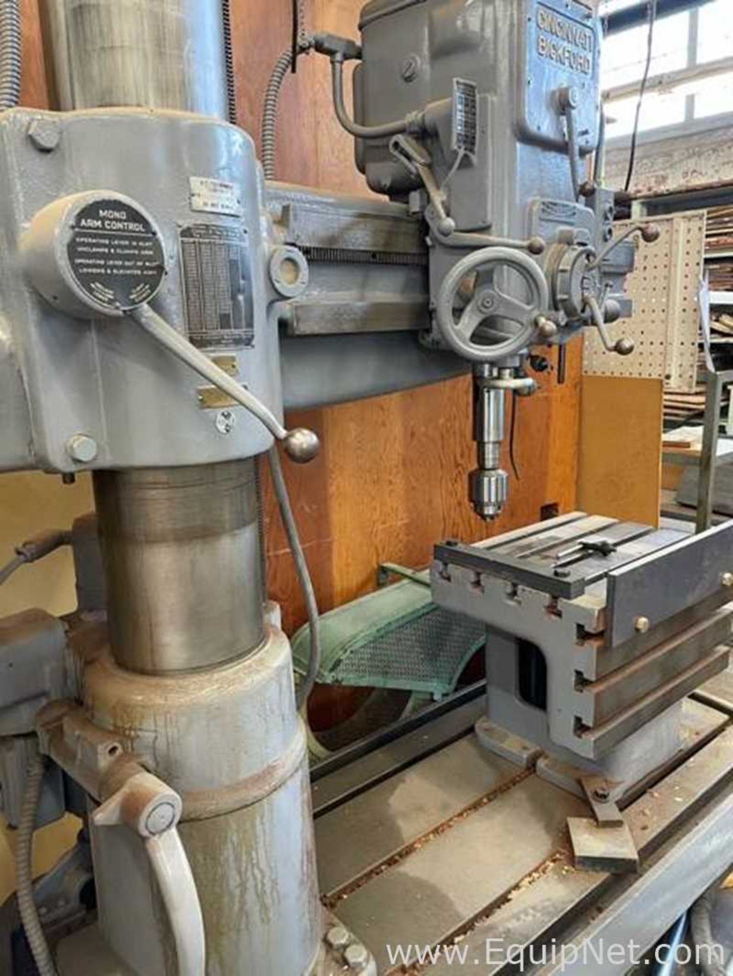 EQUIPNET LISTING #828895; REMOVAL COST: $1,500.00; DESCRIPTION: CINCINNATI BICKFORD Radial Arm Drill