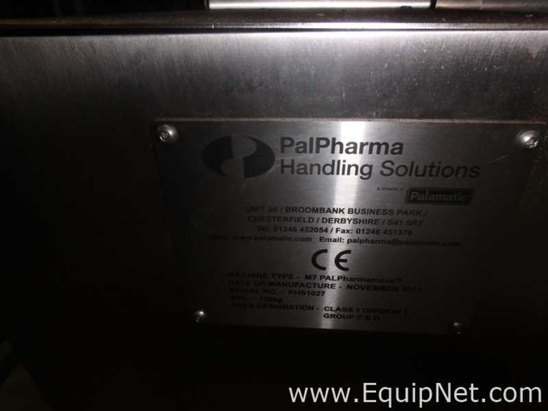 EQUIPNET LISTING #783808; REMOVAL COST: TBD; DESCRIPTION: Palpharma Lift - Image 4 of 4