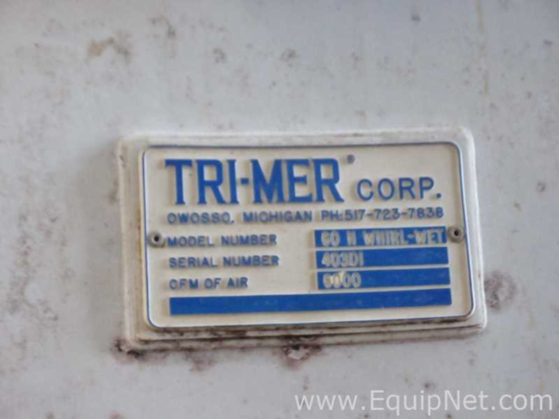 EQUIPNET LISTING #597069; REMOVAL COST: $0; MODEL: 60 H WHIRL-WET; DESCRIPTION: Tri-Mer Corp. 60 H - Image 14 of 14