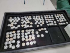 approx 145 1/20 silver mickey golf coins