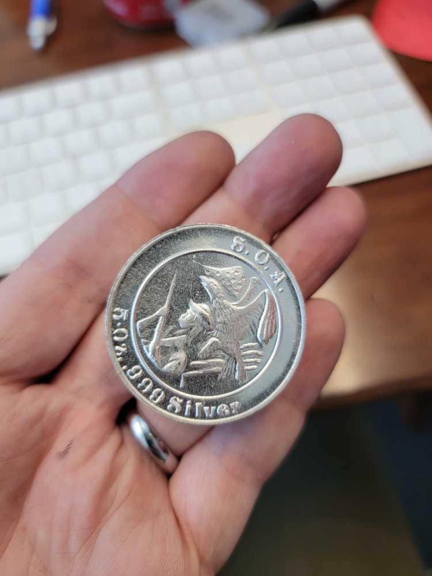 20 oz silver - Image 4 of 5