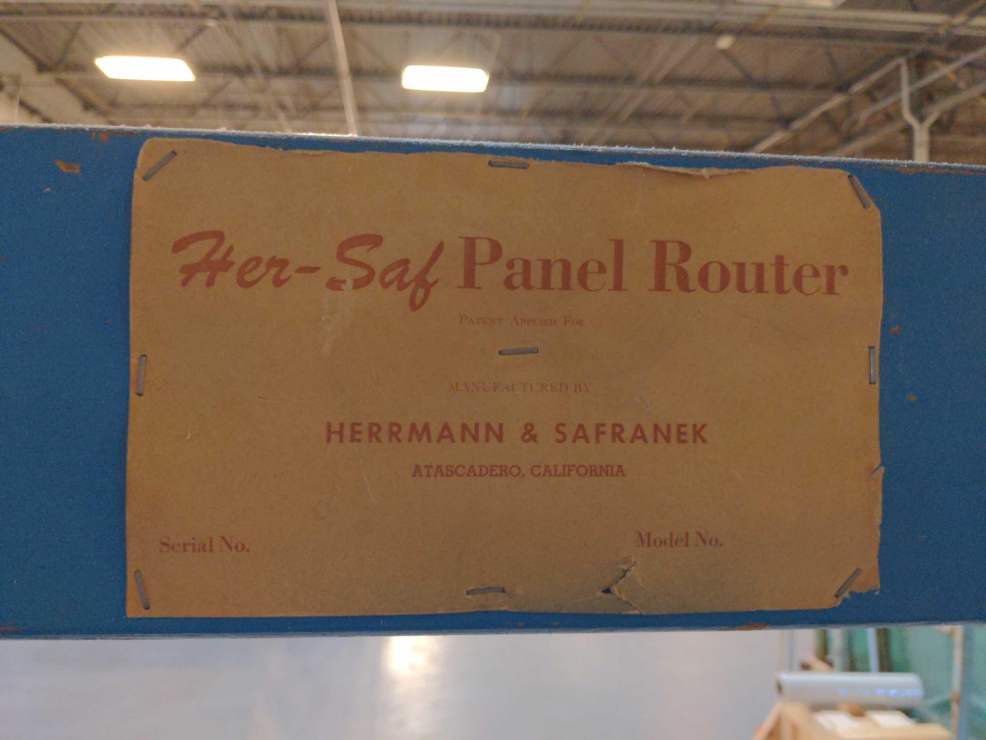 Her-Saf Panel Router - Image 5 of 6