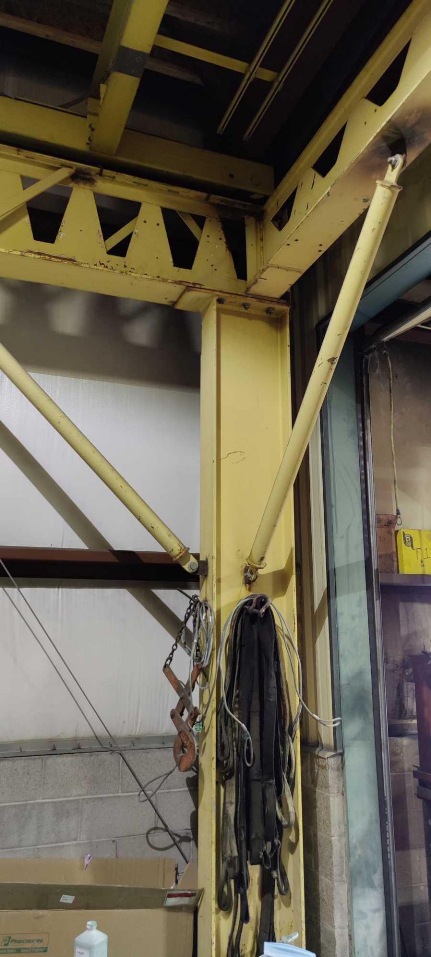 Yellow overhead crane p&h 5ton with approximately 36ft x 20ft of track - Image 4 of 11