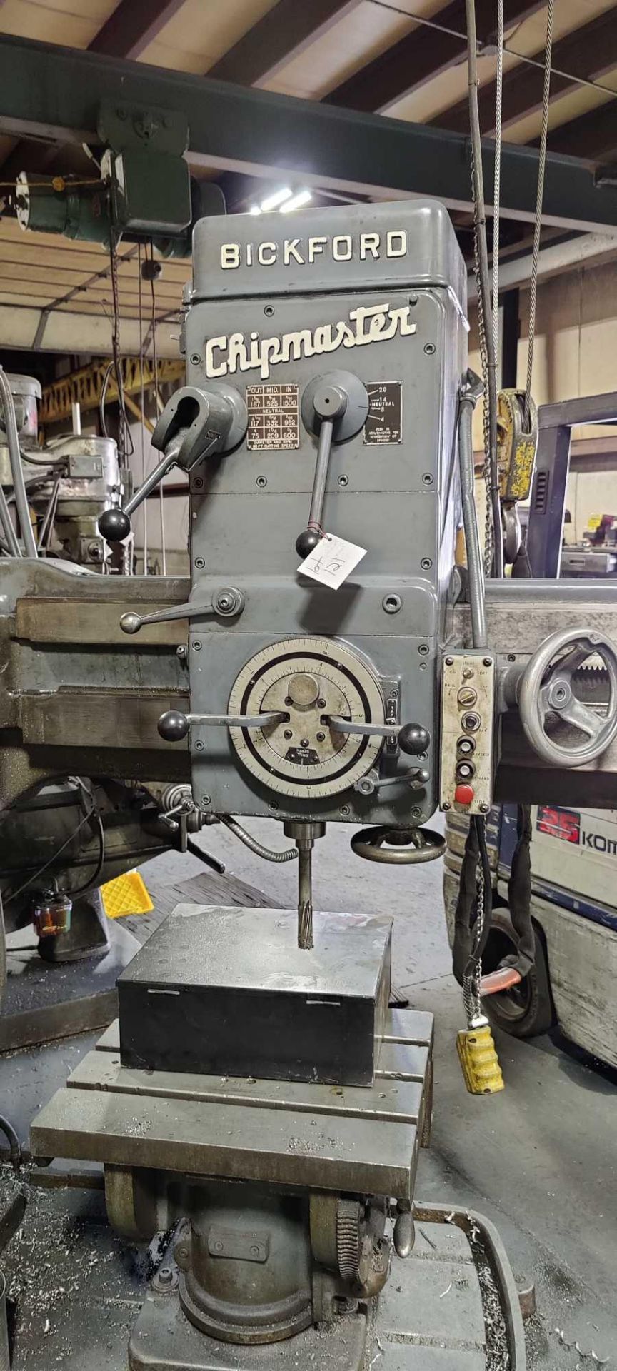 Giddings and lewis radial arm drill - Image 4 of 5