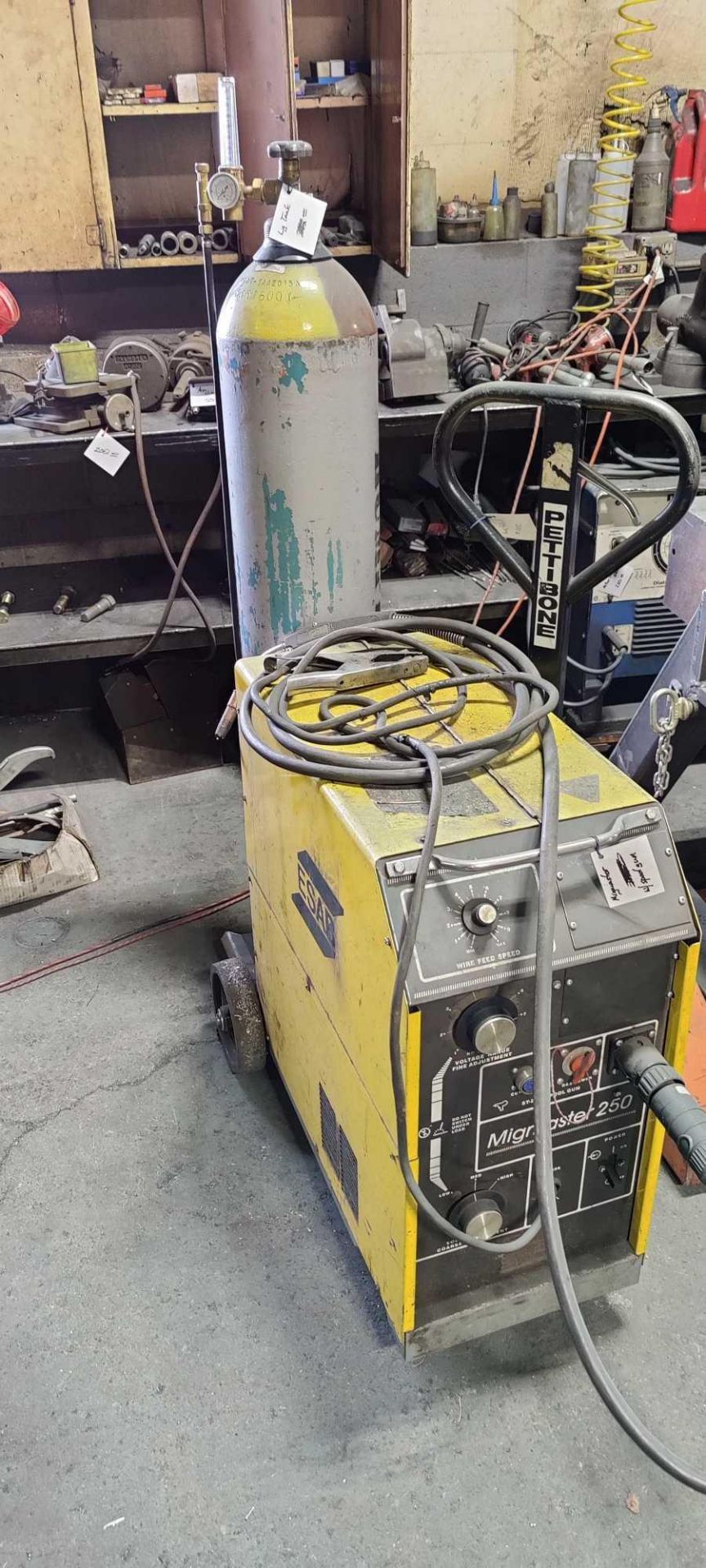 Migmaster 250 welder with tank