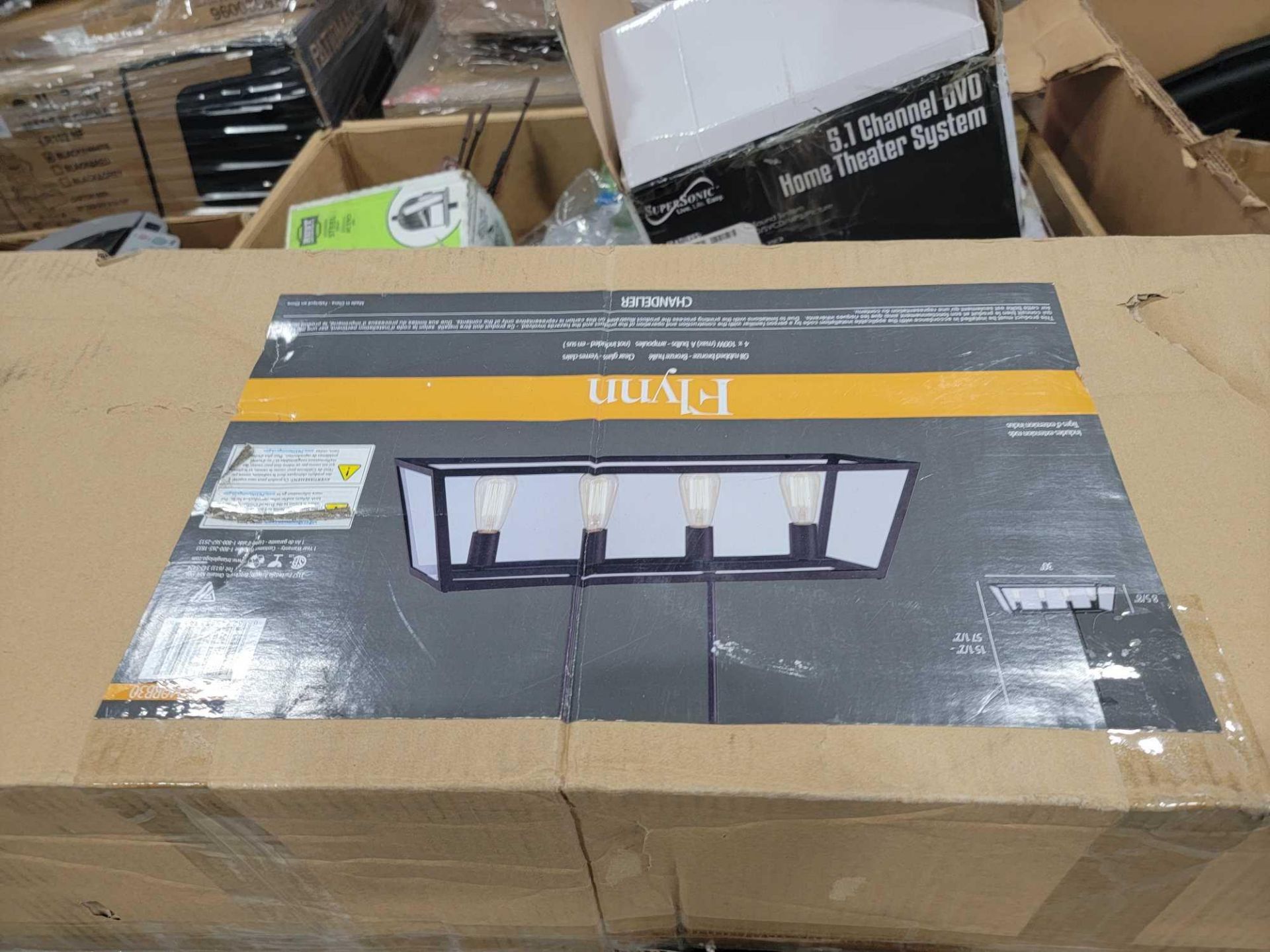 misc pallet of lighting and home goods - Image 2 of 5