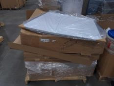 Pallet of blank signs