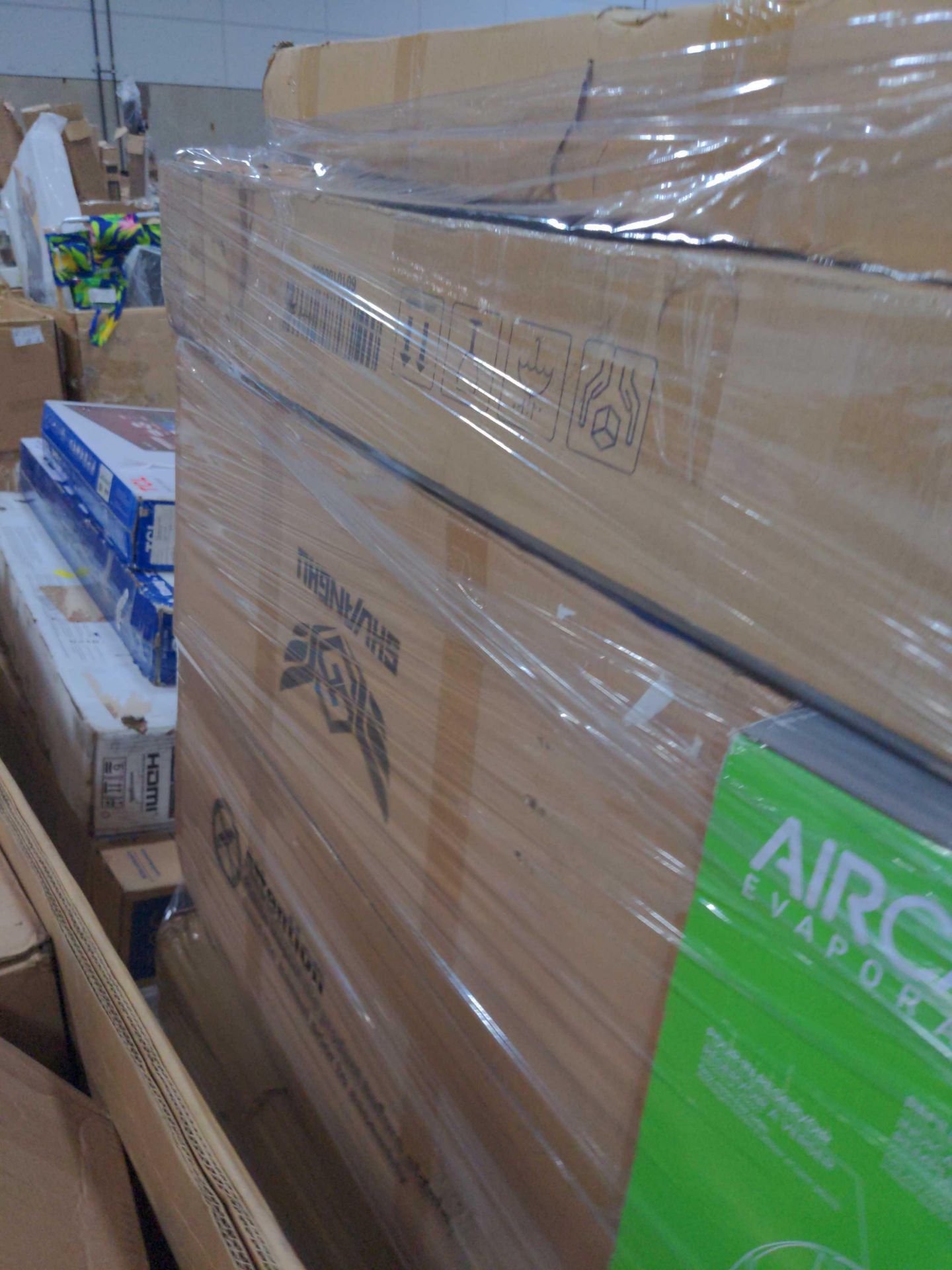 Pallet of AirCare evaporative devices, King Innovation 86080, Cooler, Shuanghu, and other furniture - Image 3 of 4