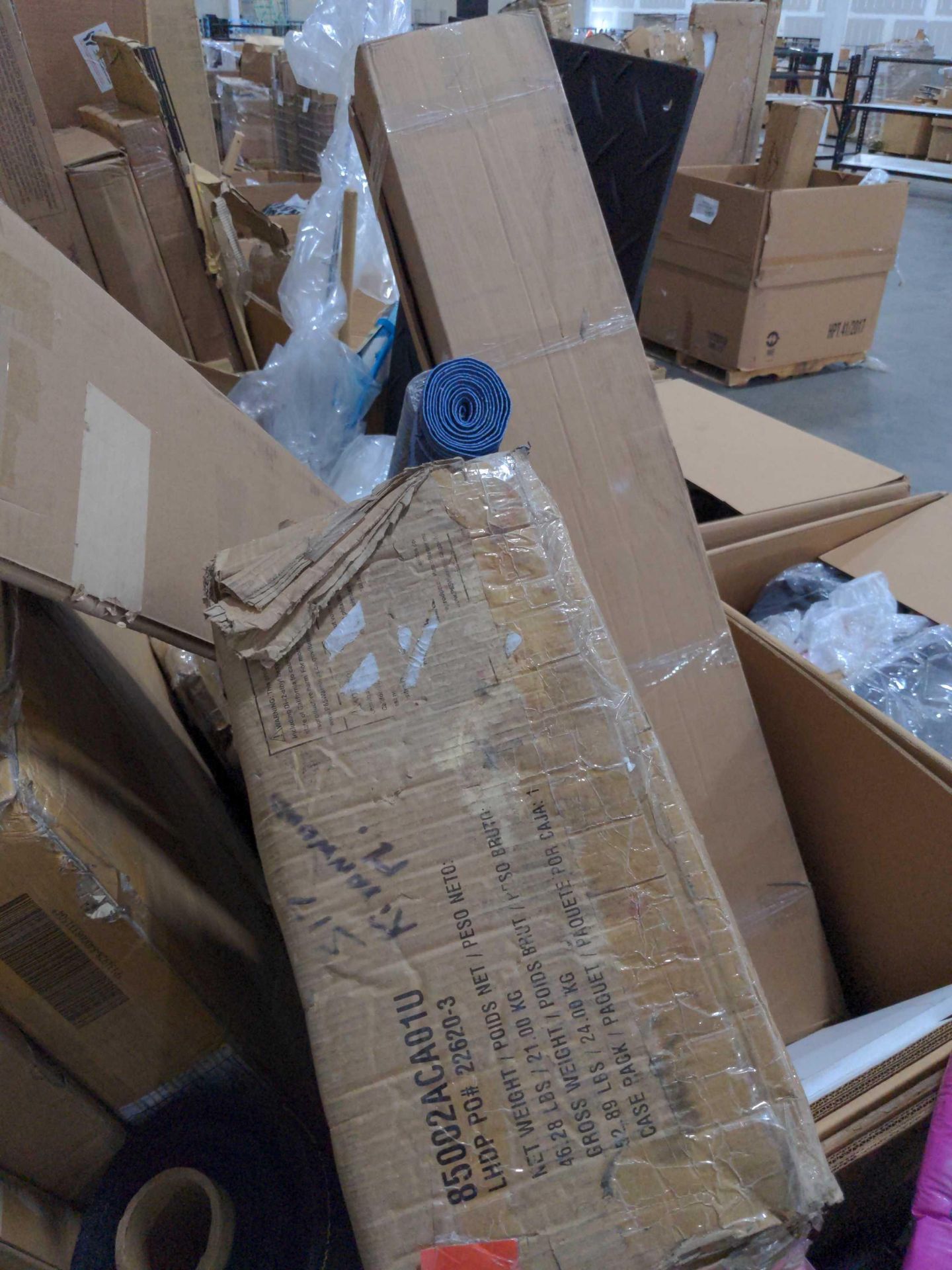 (2) Pallets - Assurance underwear, multiple holiday gift exchange boxes, sliding under cabinet trash - Image 3 of 7