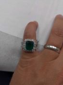 Emerald & Diamond Ring