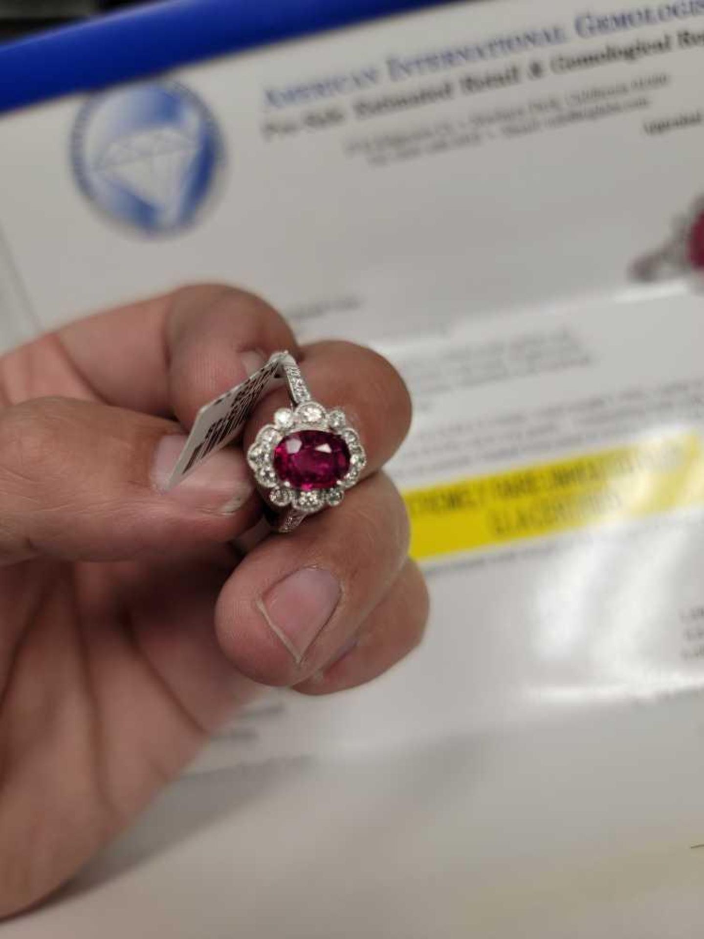 Ruby & Diamond Ring - Image 7 of 8