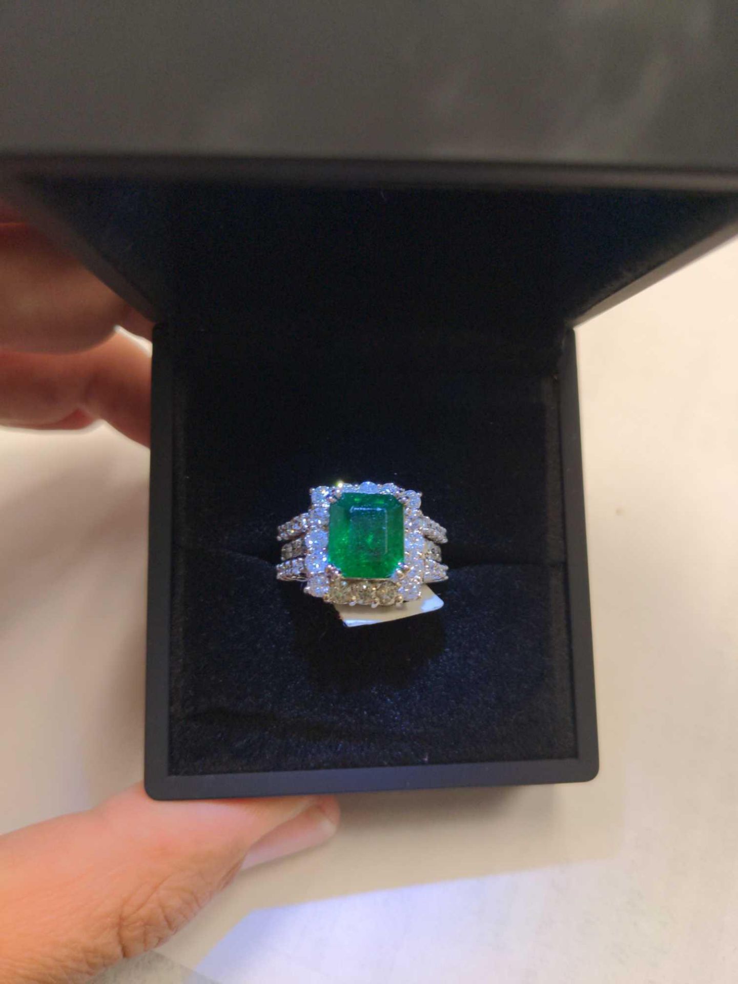 Emerald & Diamond Ring - Image 6 of 13