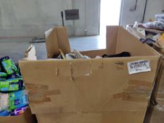 Pallet of clothing, apparel, and more, Dickies, CQR, Marrmot, Express, Birkenstock, kids costumes, S