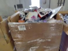 Pallet of clothing, apparel, and more, Shein, records, books and notebooks, Hyper X gaming headset,