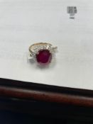 Ruby & Diamond Ring