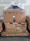 pallet of , misc furniture and more (note not a vitek 2, just vitek box)