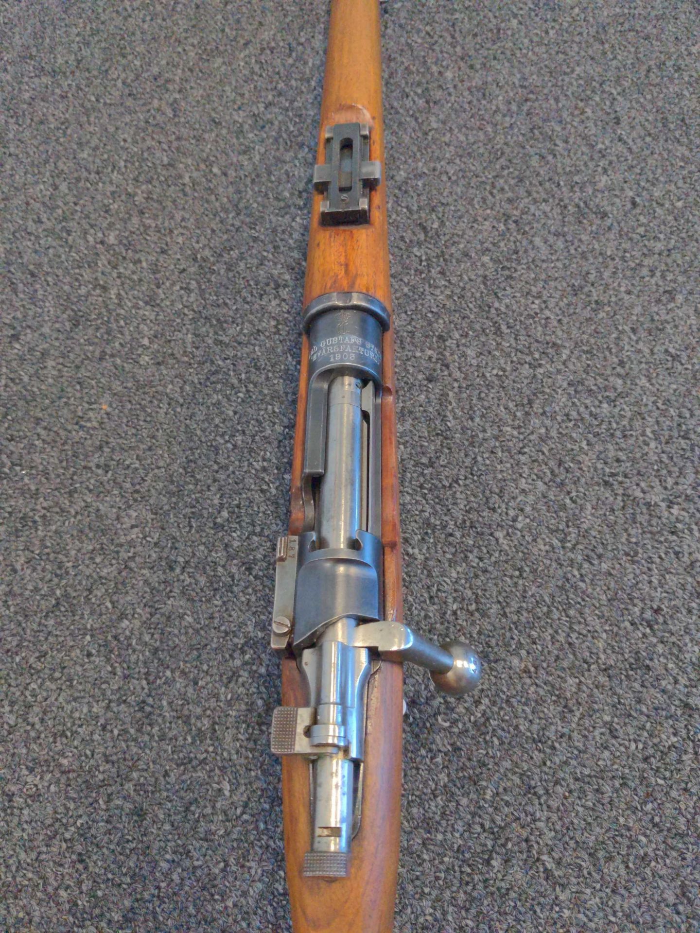 SWEDISH MAUSER BOLT ACTION 127187 6.5x55 - Image 8 of 15