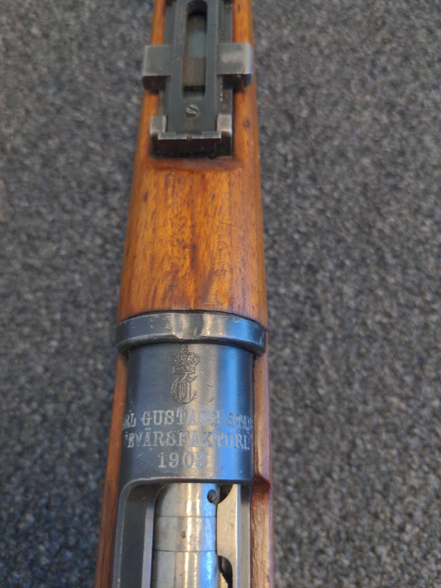 SWEDISH MAUSER BOLT ACTION 127187 6.5x55 - Image 9 of 15