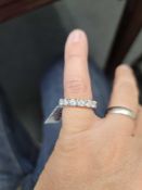 Diamond eternity ring, 3.28 cts, diamond, 18kt gold