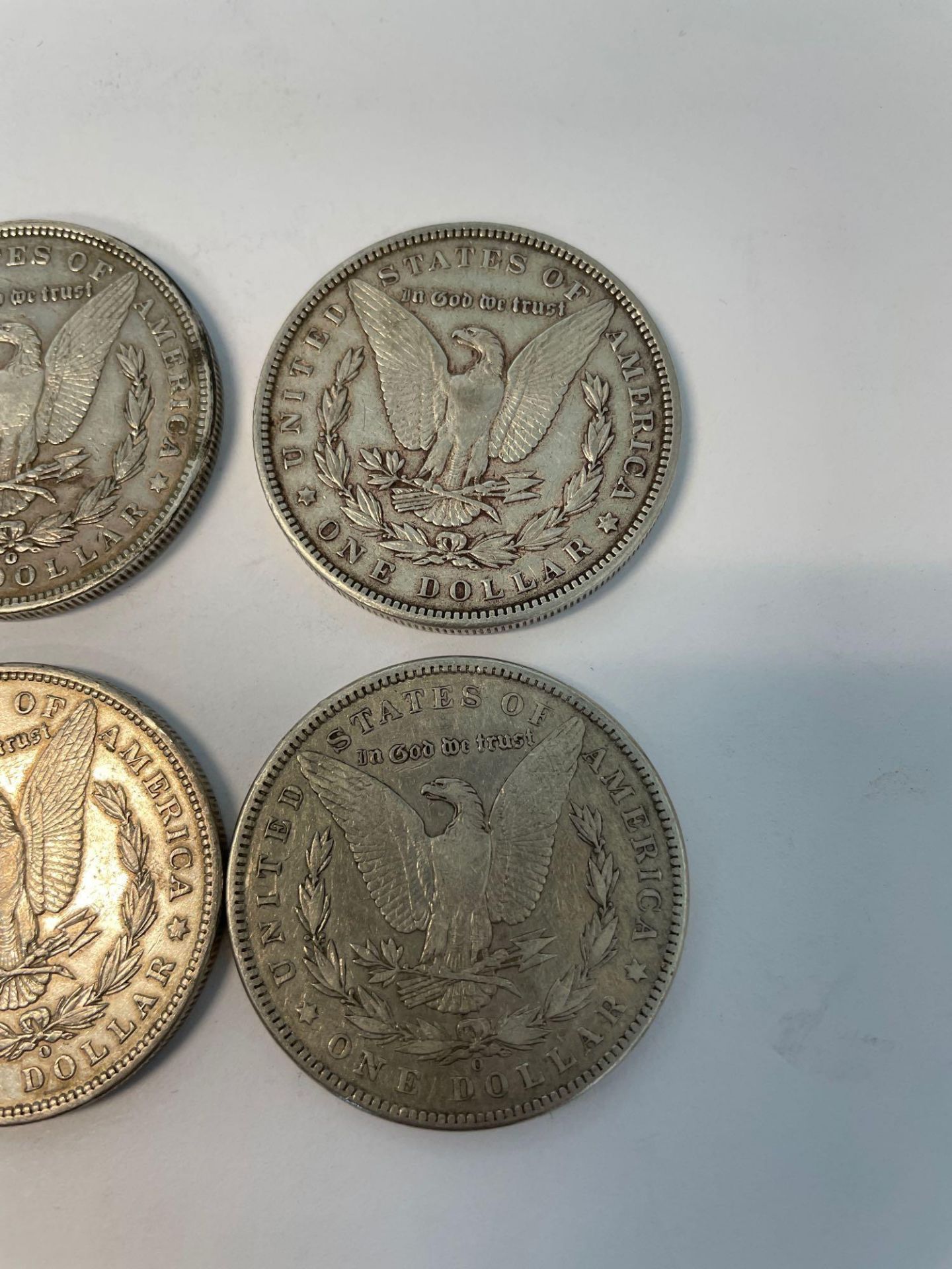 4 1900 Morgan Silver Dollars - Image 4 of 4