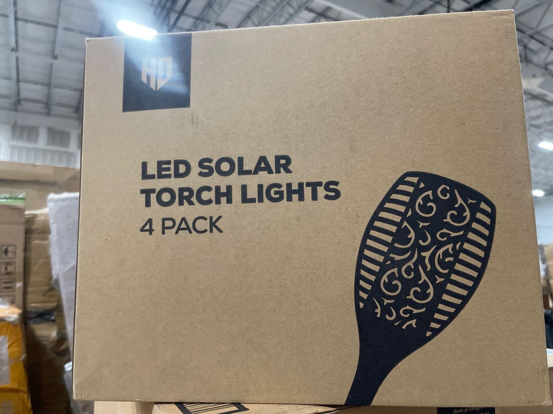 LED Solar Torch Lights - Image 2 of 3