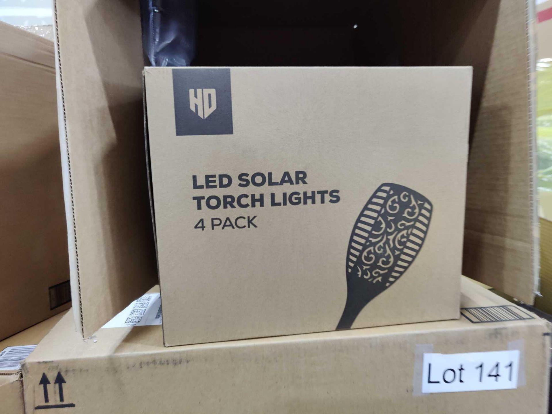 LED Solar Torch Lights - Image 2 of 7