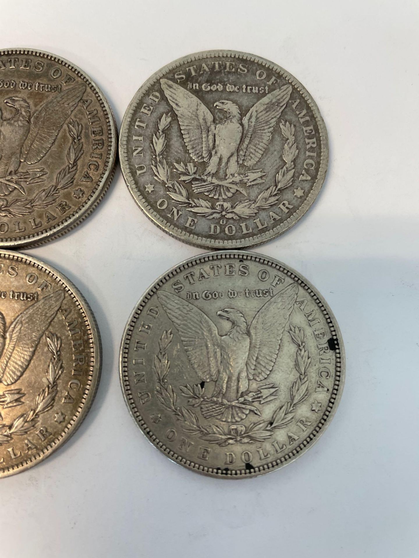 4 1885 Morgan Silver Dollars - Image 4 of 4
