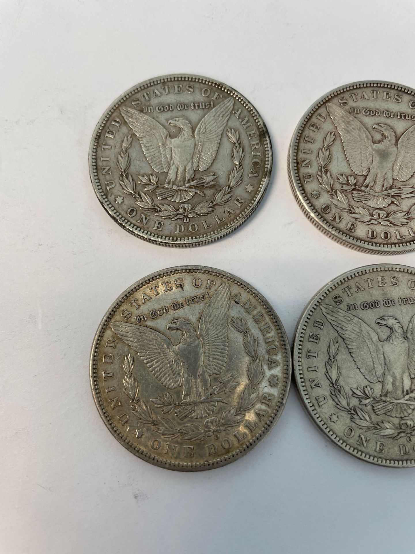 4 1900 Morgan Silver Dollars - Image 3 of 4
