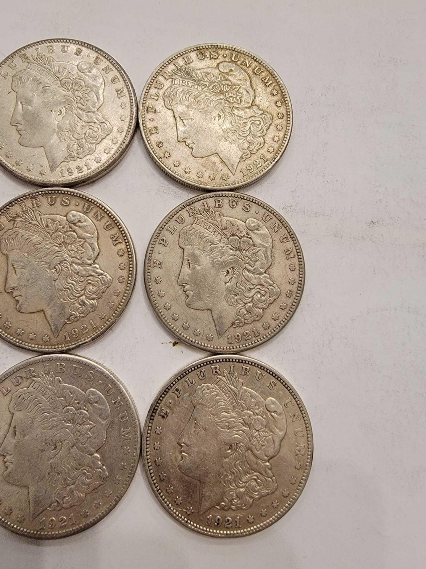 9 1921 morgan dollars - Image 3 of 6