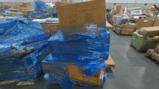 pallet of furniture and other items