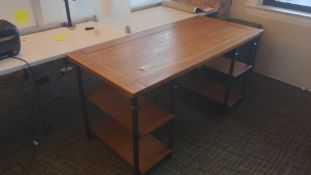 Wood desk