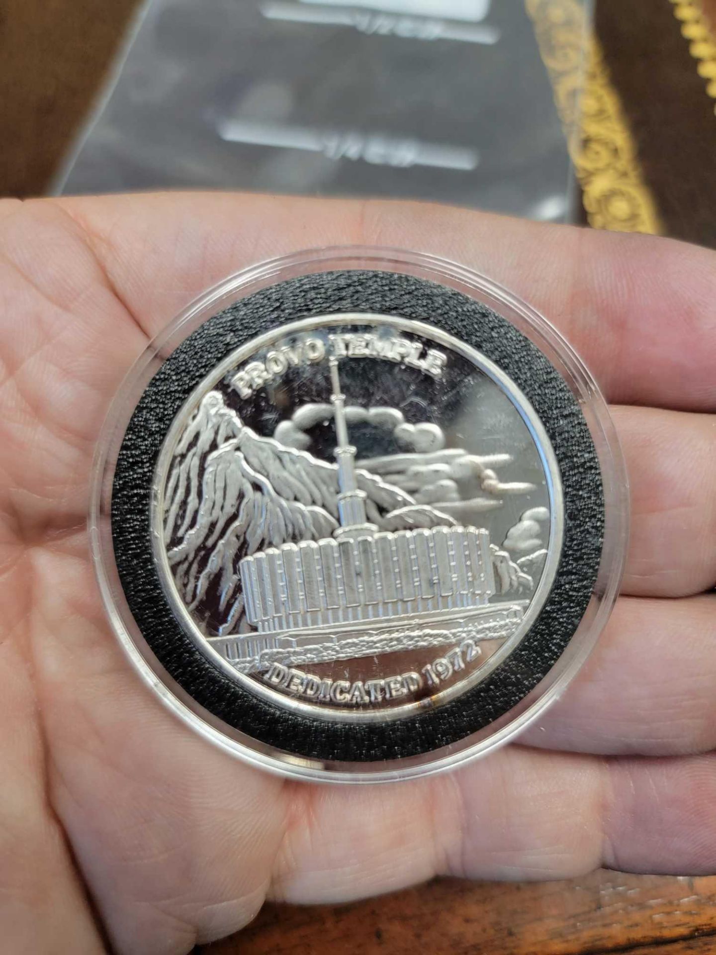 Provo Utah and Ogden Utah LDS Temple Silver Coins