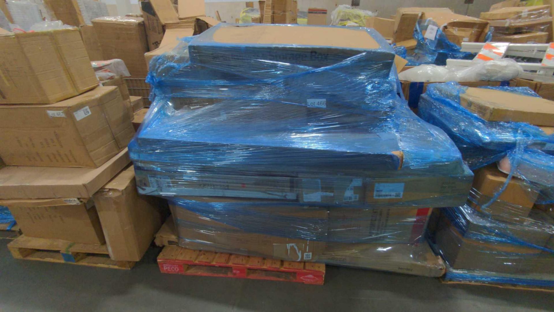 pallet of furniture and other misc items
