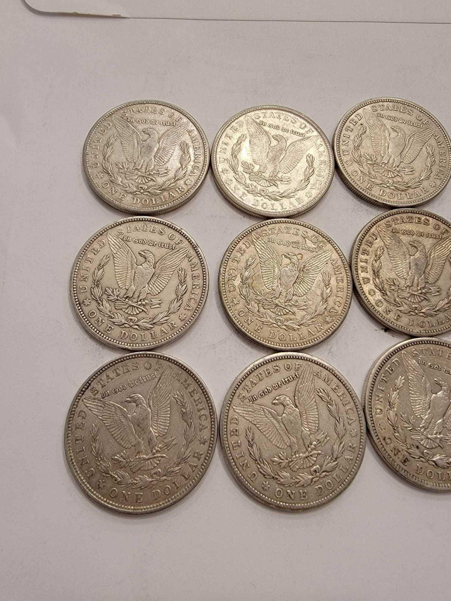 9 1921 morgan dollars - Image 5 of 6