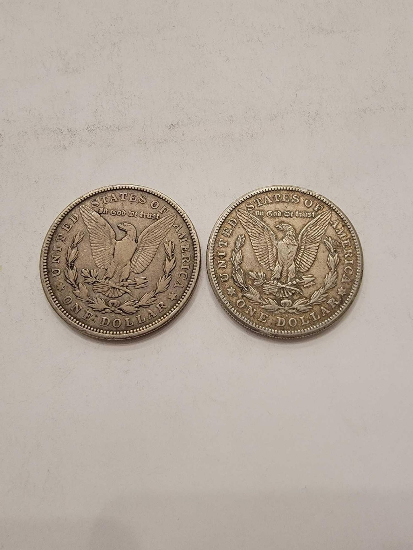 2 1921 Morgan Dollars - Image 2 of 2