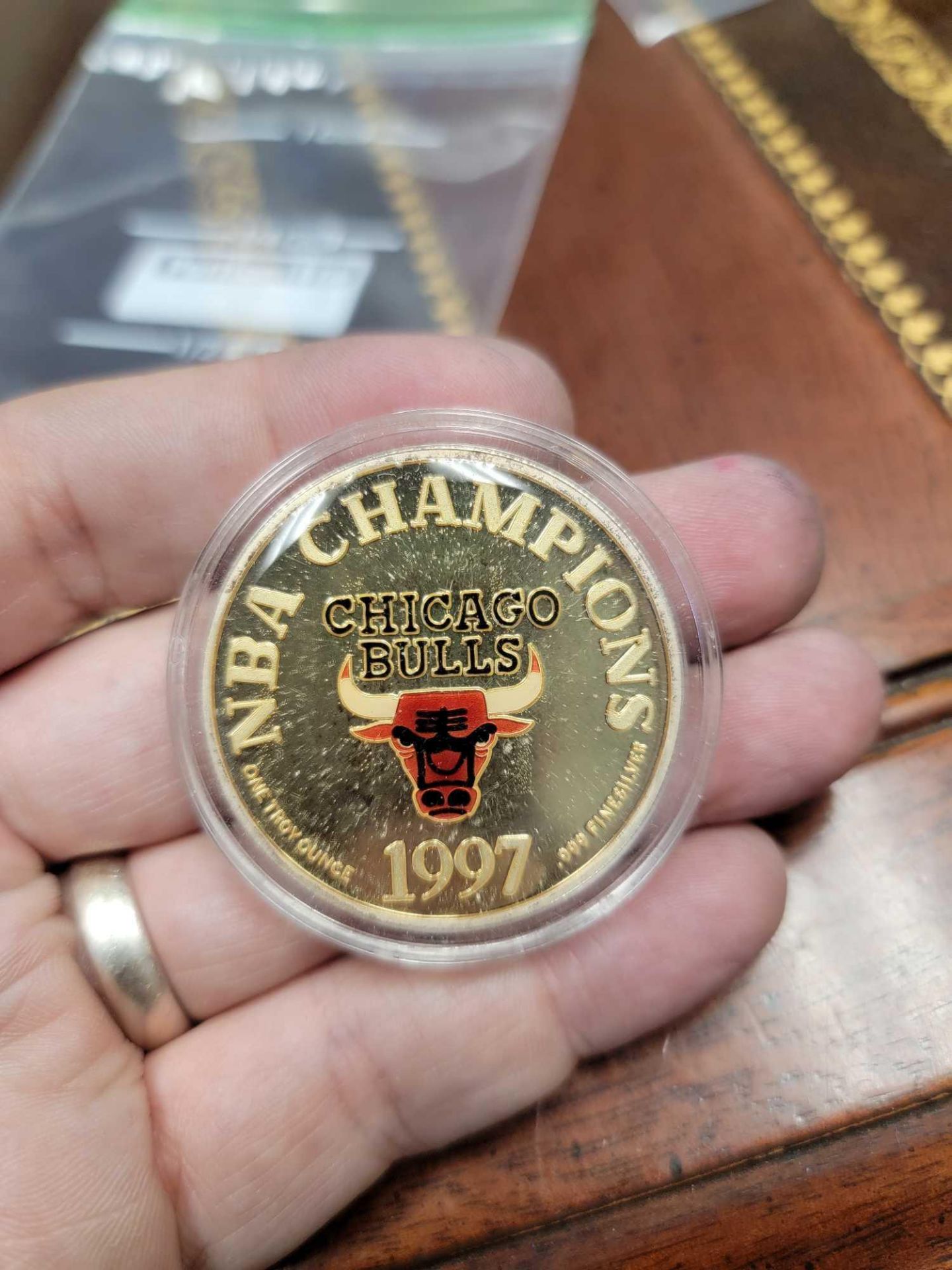 1997 Chicago Bulls NBA Champions Coin