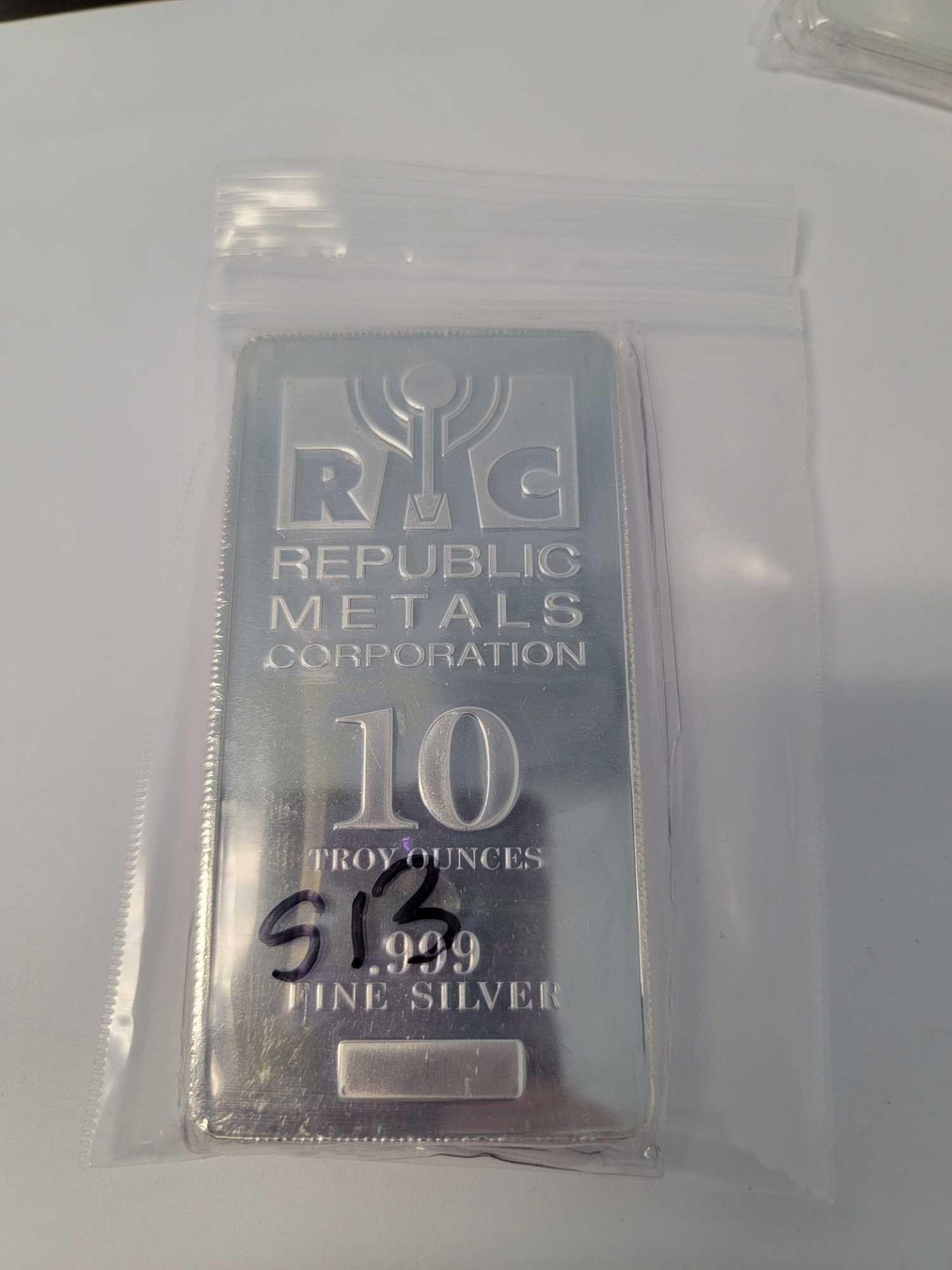 Republic Metals 10 oz Silver Bar