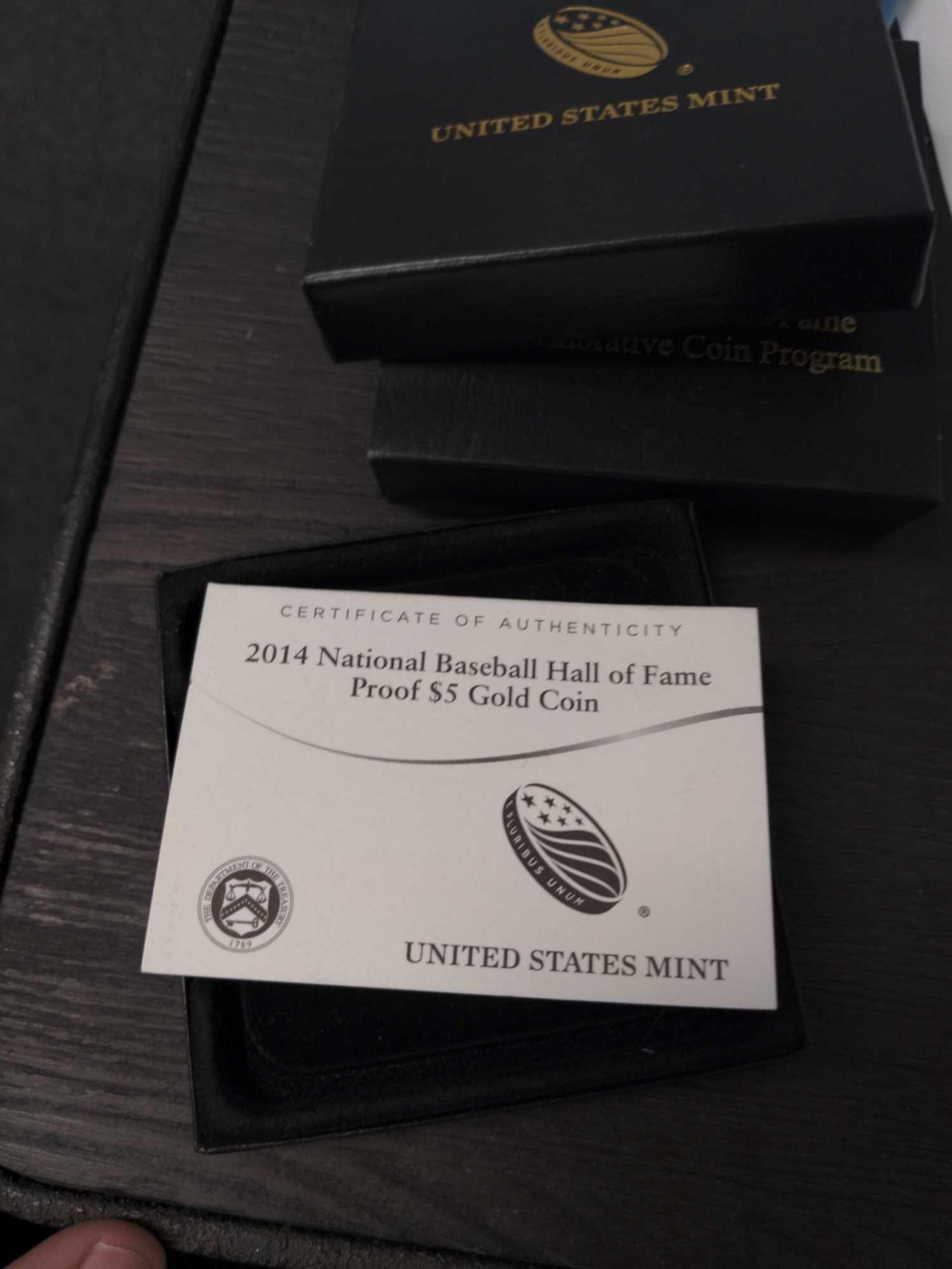 United States Mint Uncirculated Baseball Gold Coin - Image 2 of 7