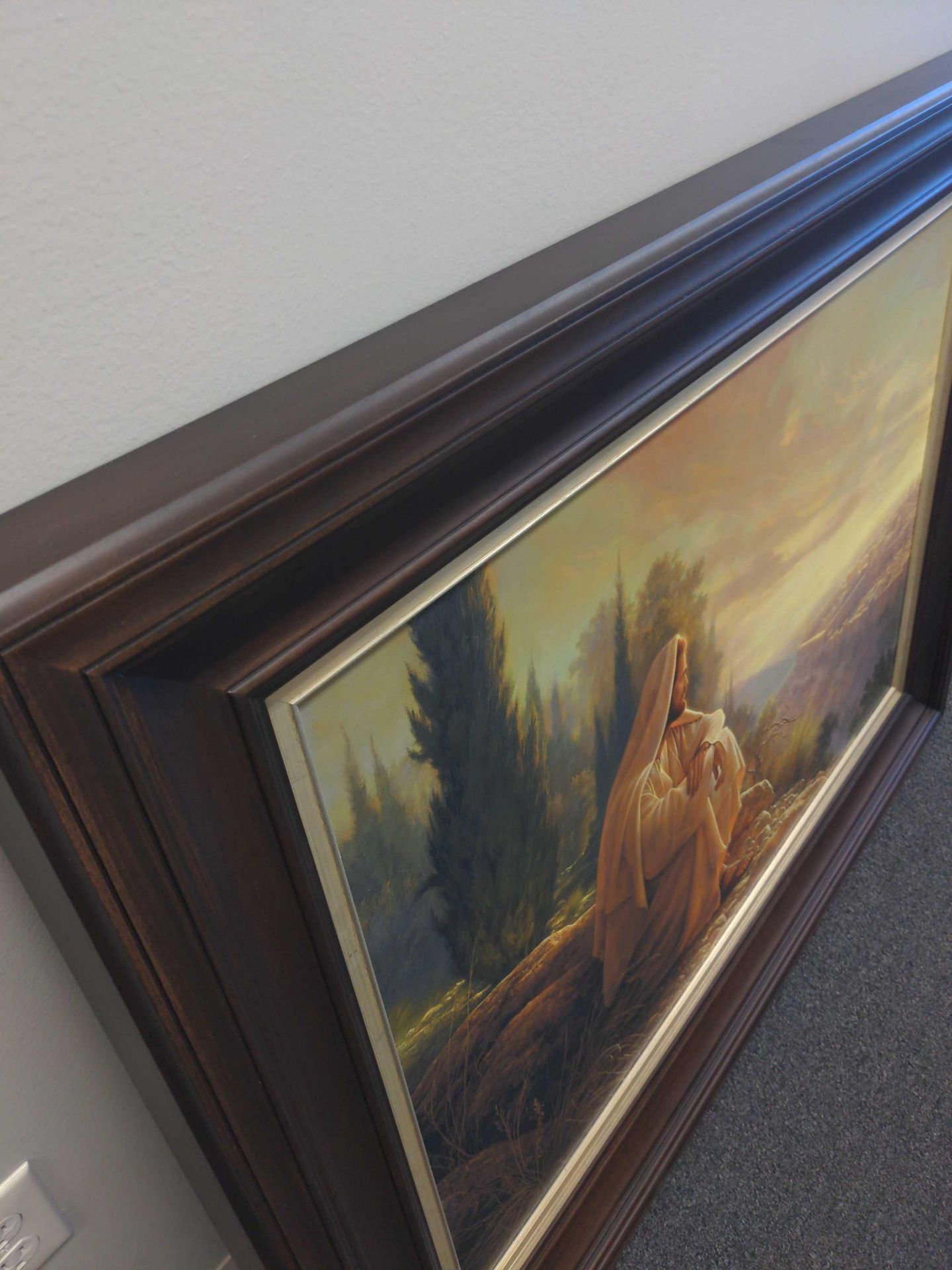 Oh Jeruselem Painting by Greg Olsen, Signed, 38x25, framed - Image 4 of 5