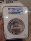 2010 5 oz Mt Hood Early Release Silver Coin