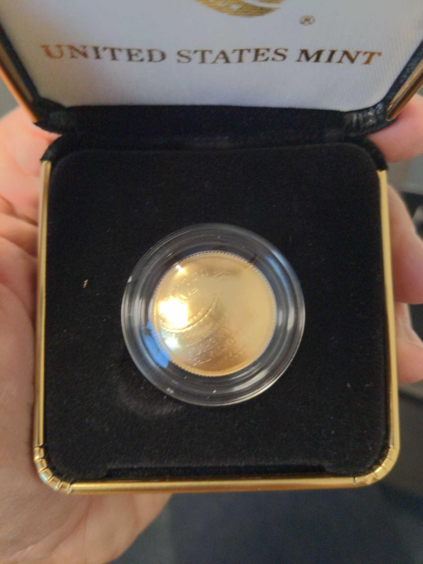 United States Mint Uncirculated Baseball Gold Coin - Image 3 of 7