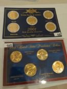 United States of America Presedential Dollars and 2001 State Quarter Collection
