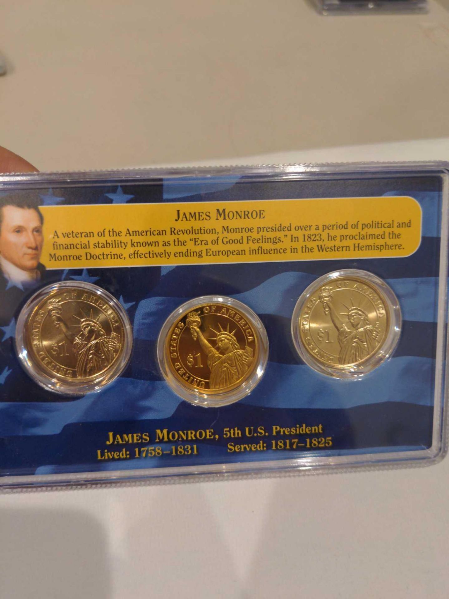 James Monroe Presidential Coin Set - Image 2 of 2
