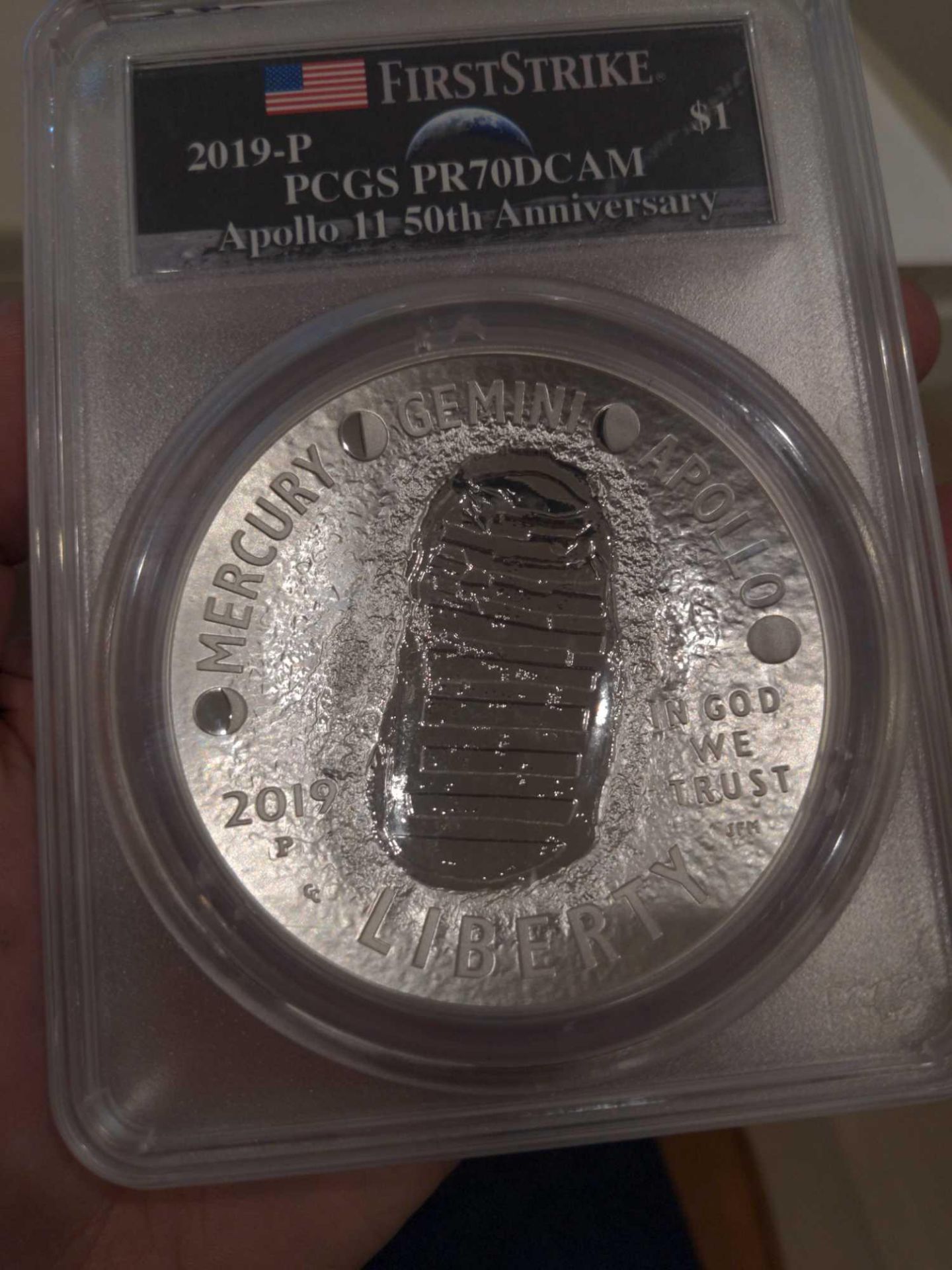 Apollo 11 50th Anniversary 5 oz Coin - Image 4 of 4