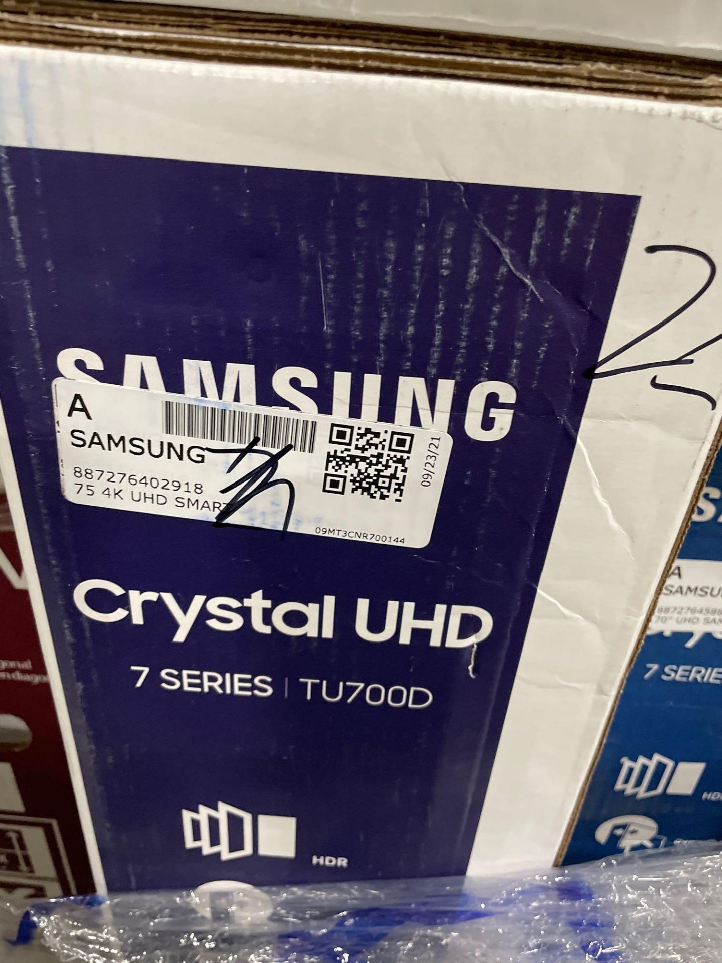 Samsung Crystal UHD 75" TV ( Grade A -Tested)